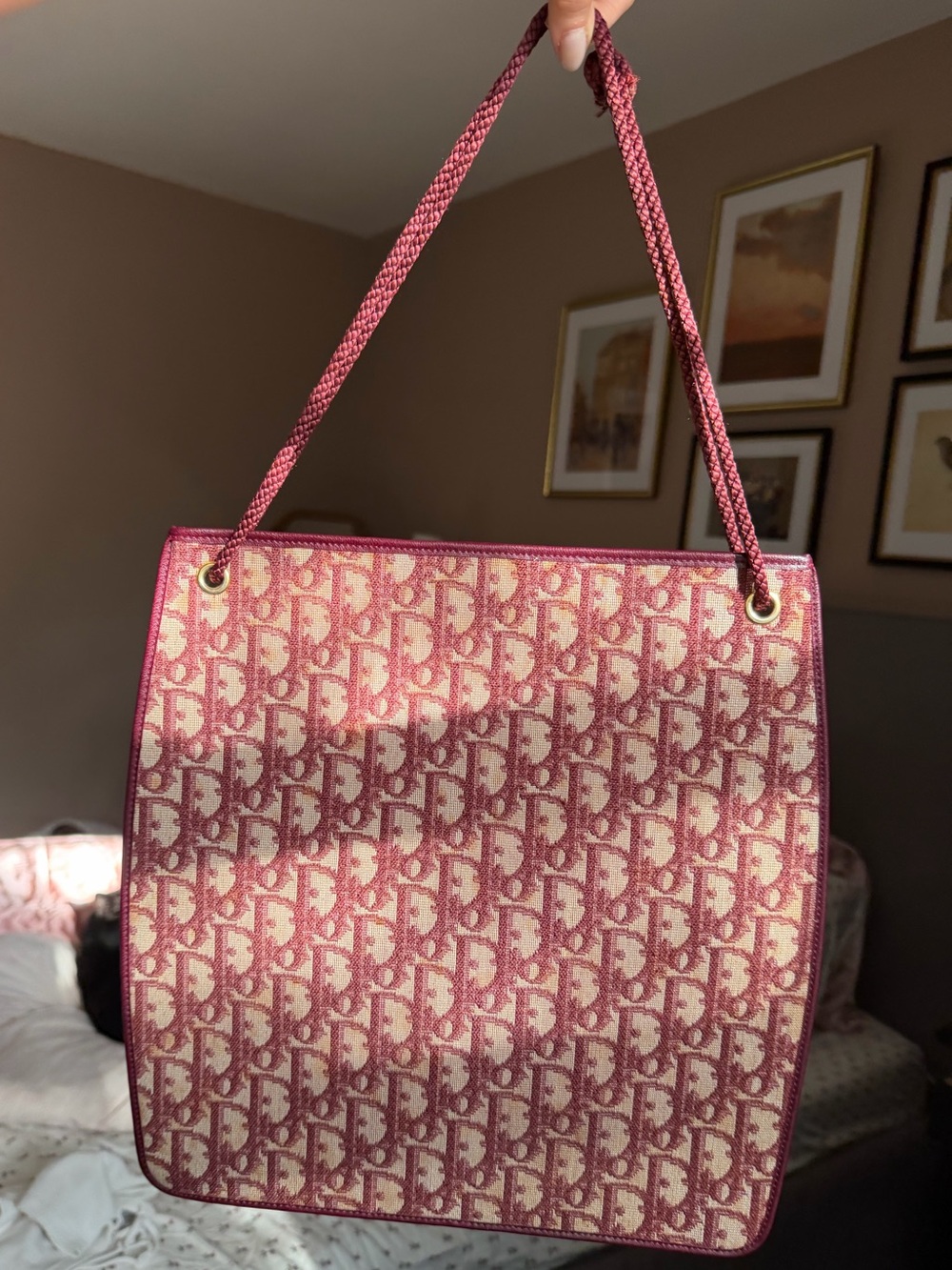 Vintage 1980s Dior Tote Bag - Picture 2 of 7